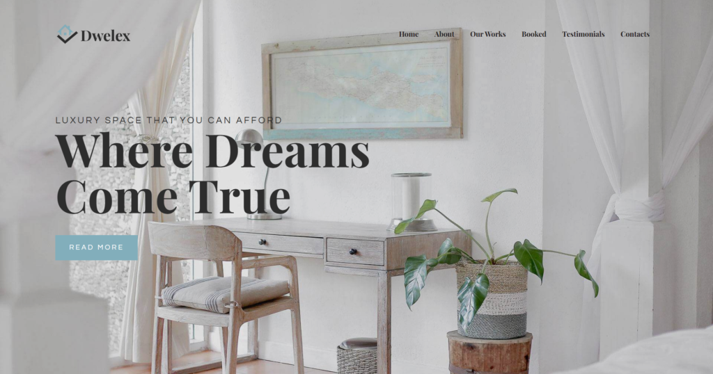 Real Estate One Page Modern