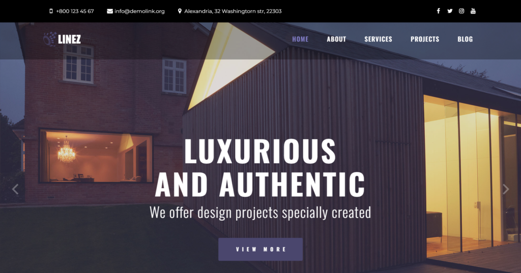 Architecture Services Multipurpose Modern