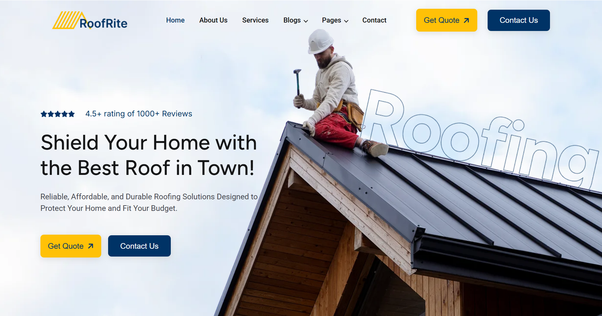 Roofing & construction Services Modern