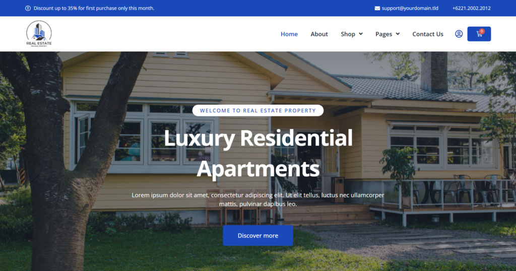 Real Estate Property Website Design