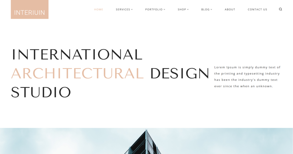 Architecture and Interior Design