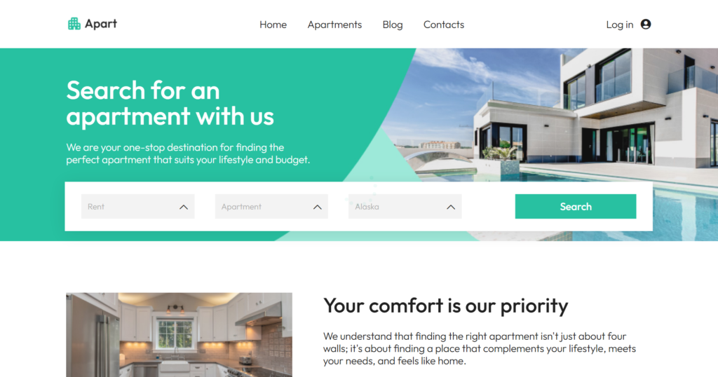 For renting and selling real estate