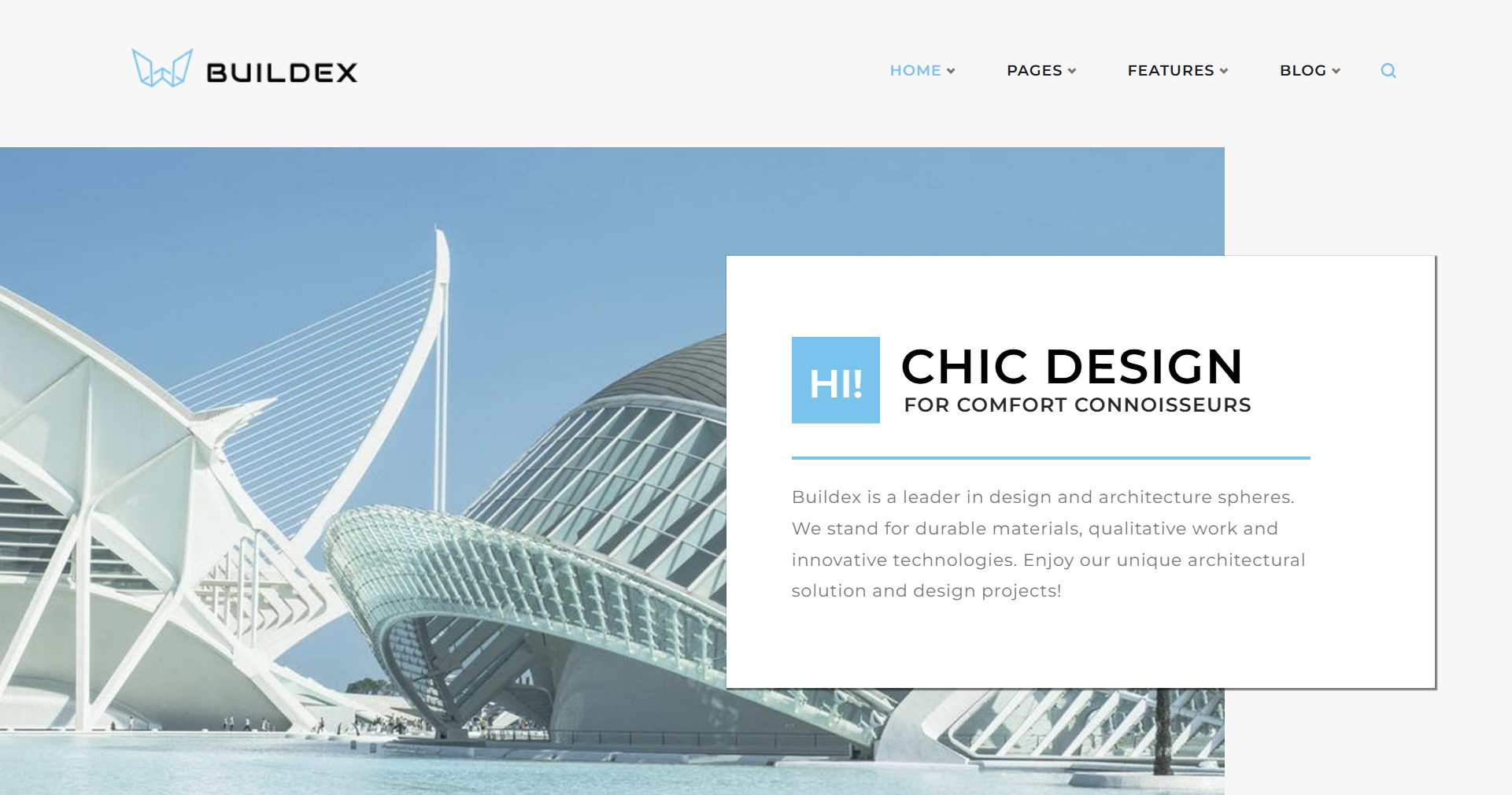 Architecture website design service for individual architects and creative studios.
