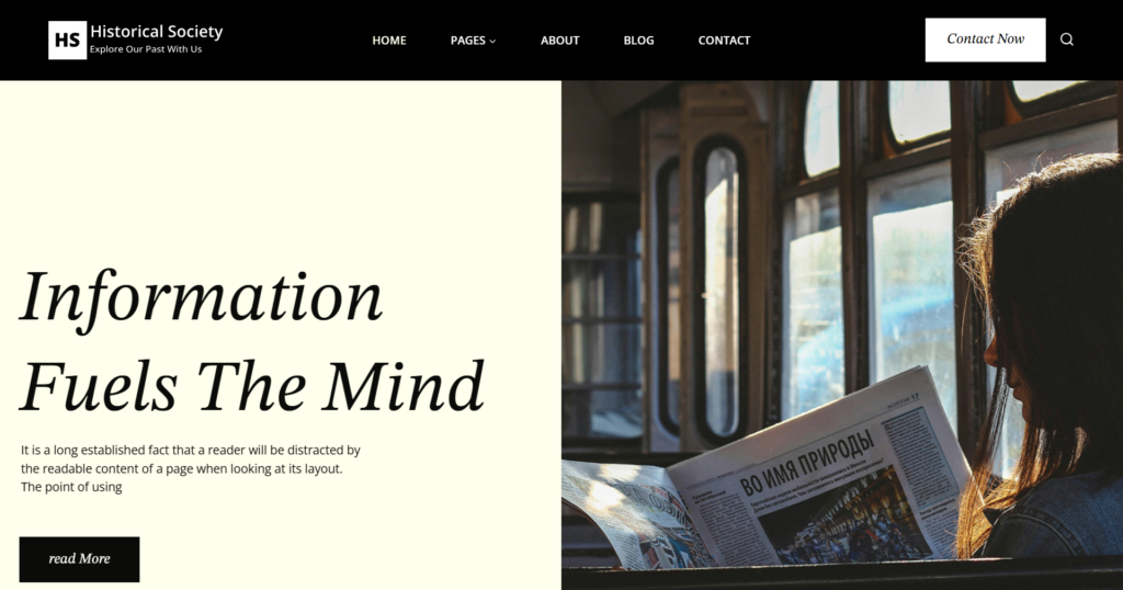 News and magazine website design service showing breaking news and digital news portal.
