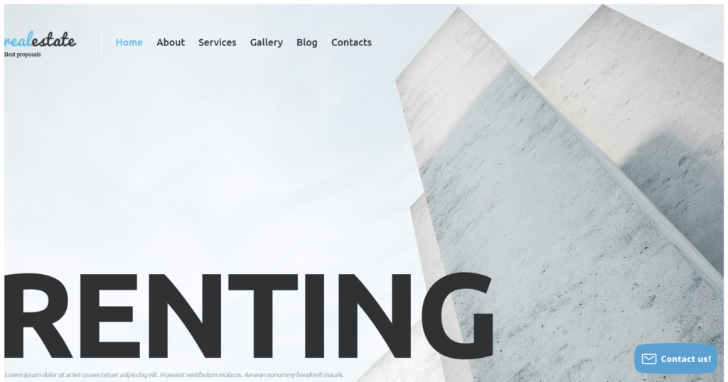 Professional Real Estate Website Design showing property listings and broker tools