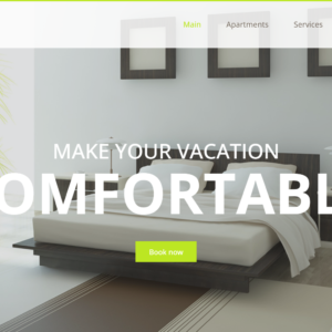 Sleek Rental Website Design showing apartment listings and broker tools