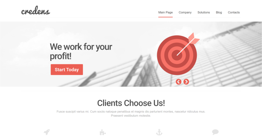 Marketing agency website design showing enterprise automate business flow and success