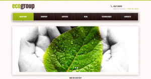 Alternative power website design showing electric electrician industrial illumination