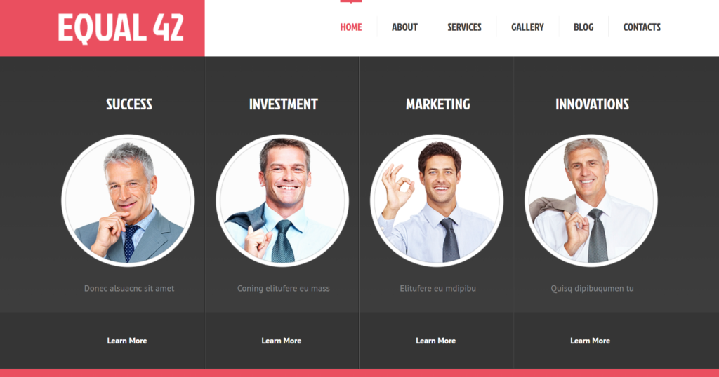 Marketing agency website design showing enterprise technology and automated marketing flow