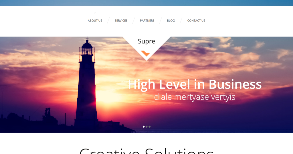 Marketing agency website design showing enterprise automation and technical business flow