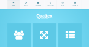 Bank business website design showing enterprise automation and financial system flow