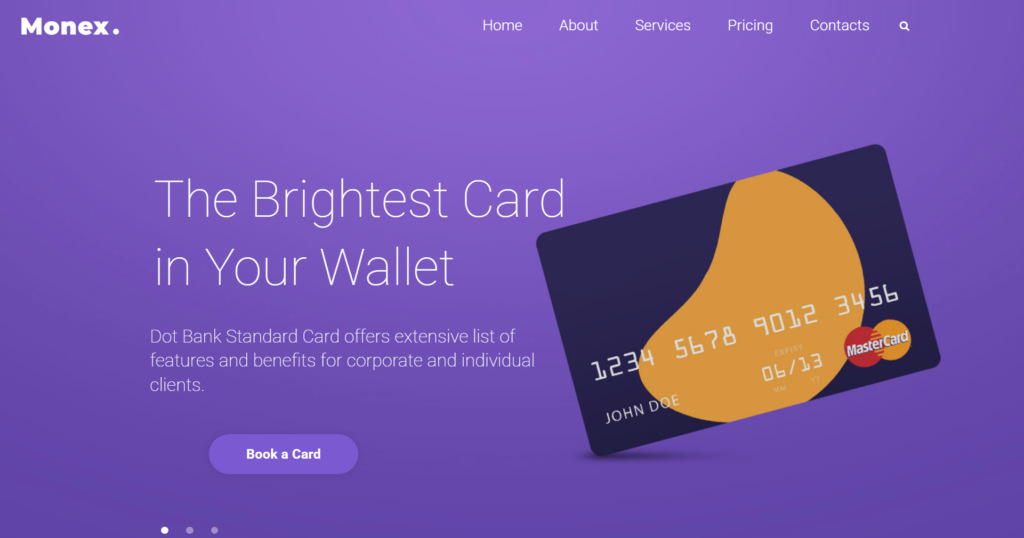 Multipurpose Bank Website Design