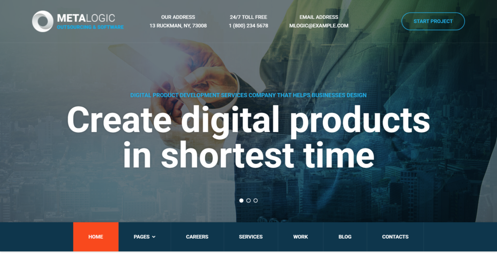 Software Development Agency Website Design
