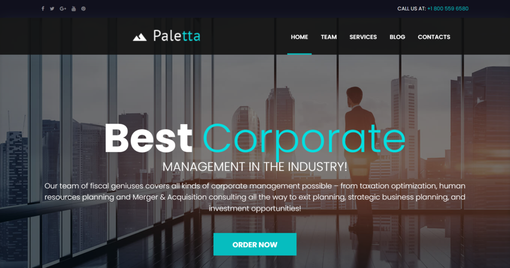 corporate business website design service | clean minimalist dashboard for enterprise solutions