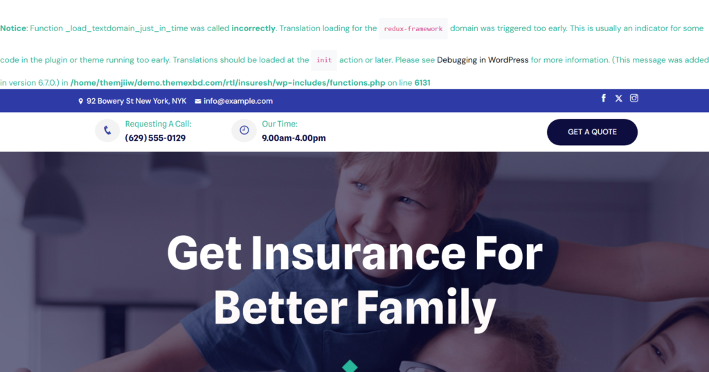 Professional insurance company website design service showing clear policy navigation on a clean minimalist dashboard