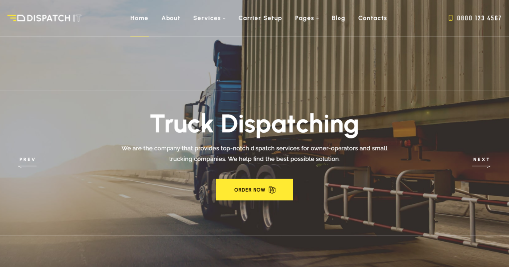 logistics website design service, clean minimalist dashboard, robust freight tracking interface
