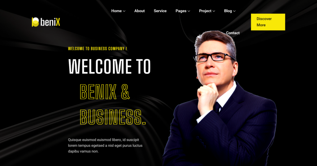 business advisor agency website design with financial and corporate consulting technology integration for startups.