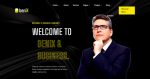 business advisor agency website design with financial and corporate consulting technology integration for startups.