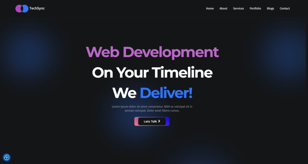 Trusted creative digital agency website development showcasing a portfolio showcase with gsap animation and smooth scrolling techniques.