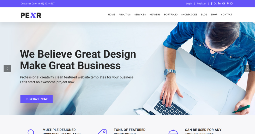 multipurpose agency website design bootstrap creative corporate technology portfolio platform