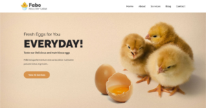 Premier expert poultry farm website architecture optimised for supply chain agriculture and organic farming visibility