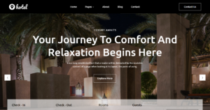 Premier luxury hotel website design agency focusing on online hotel reservation systems and boutique hotel services.