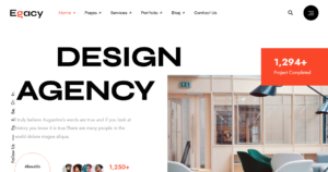 Dynamic creative agency portfolio website showcasing modern marketing projects and technology consulting capabilities for corporate clients.