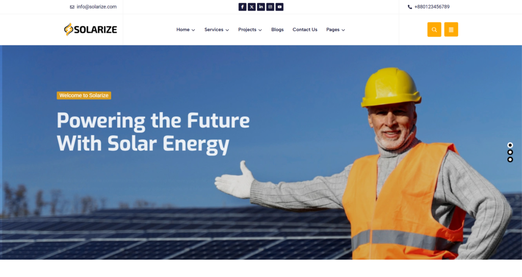Solar and Renewable Energy website design for UK commercial solar energy, alternative energy, wind, and eco-friendly organic business systems.