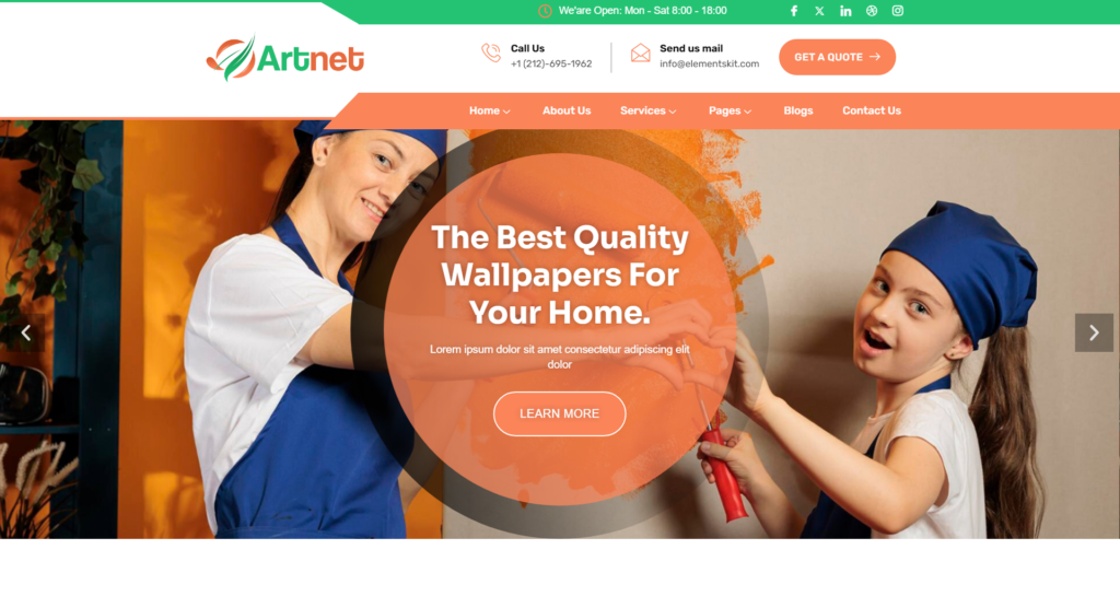 painting and decorating website design architecture interior design wallpapers home renovation portfolio