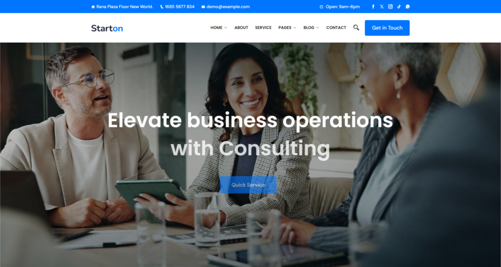 consulting website design firm IT startup business corporate creative technology seo marketing